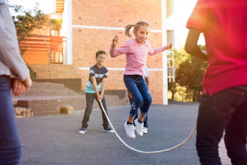 Children Playing With Skipping Rope Columbus On The Cheap