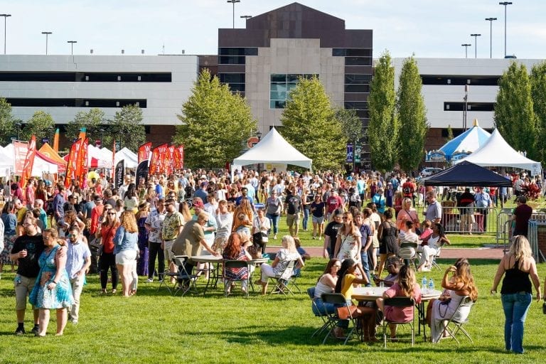 Wine Festival 2019 at Columbus CommonsPhoto Courtesy Columbus Summer